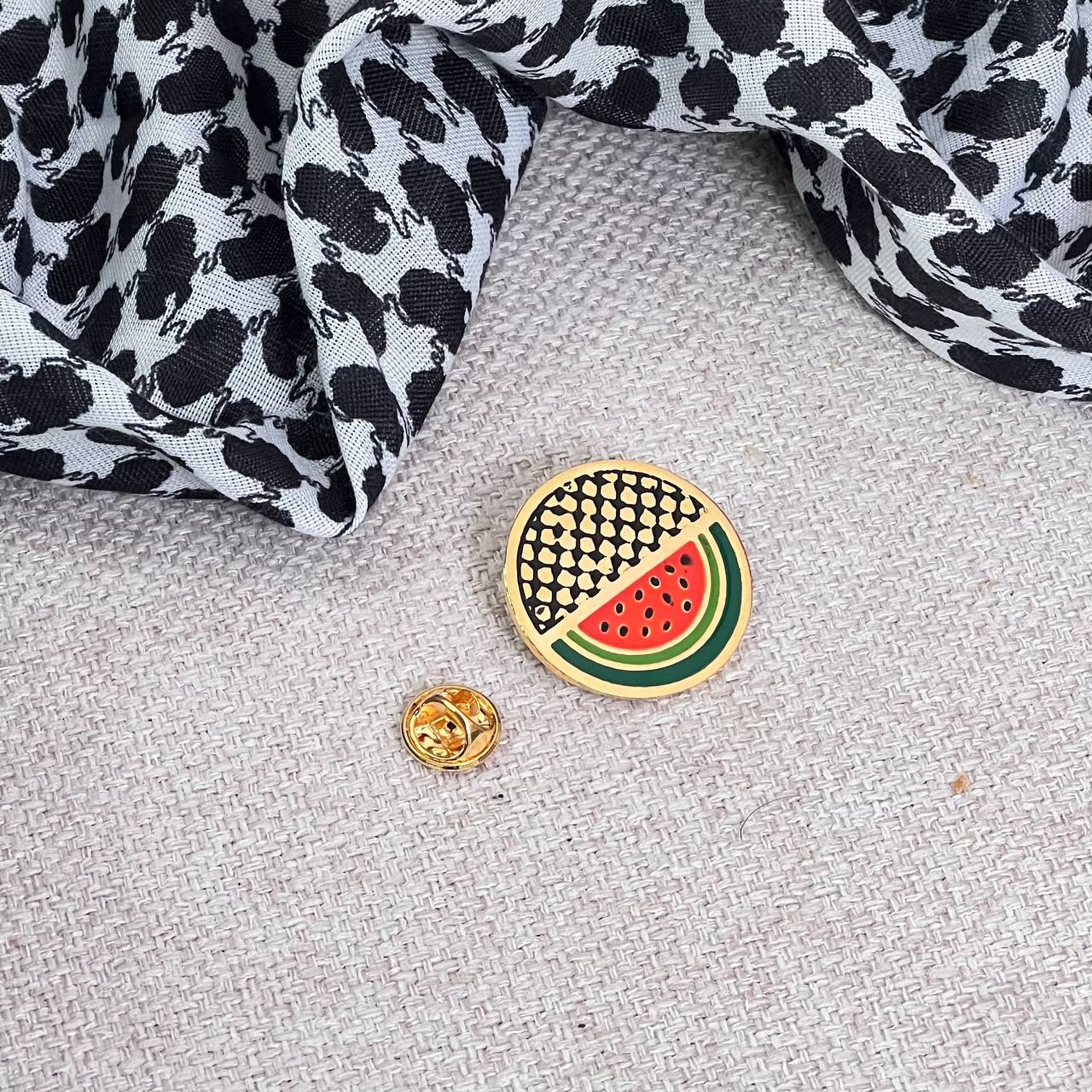 Set luxury Golden watermelon palestine country kufiye
