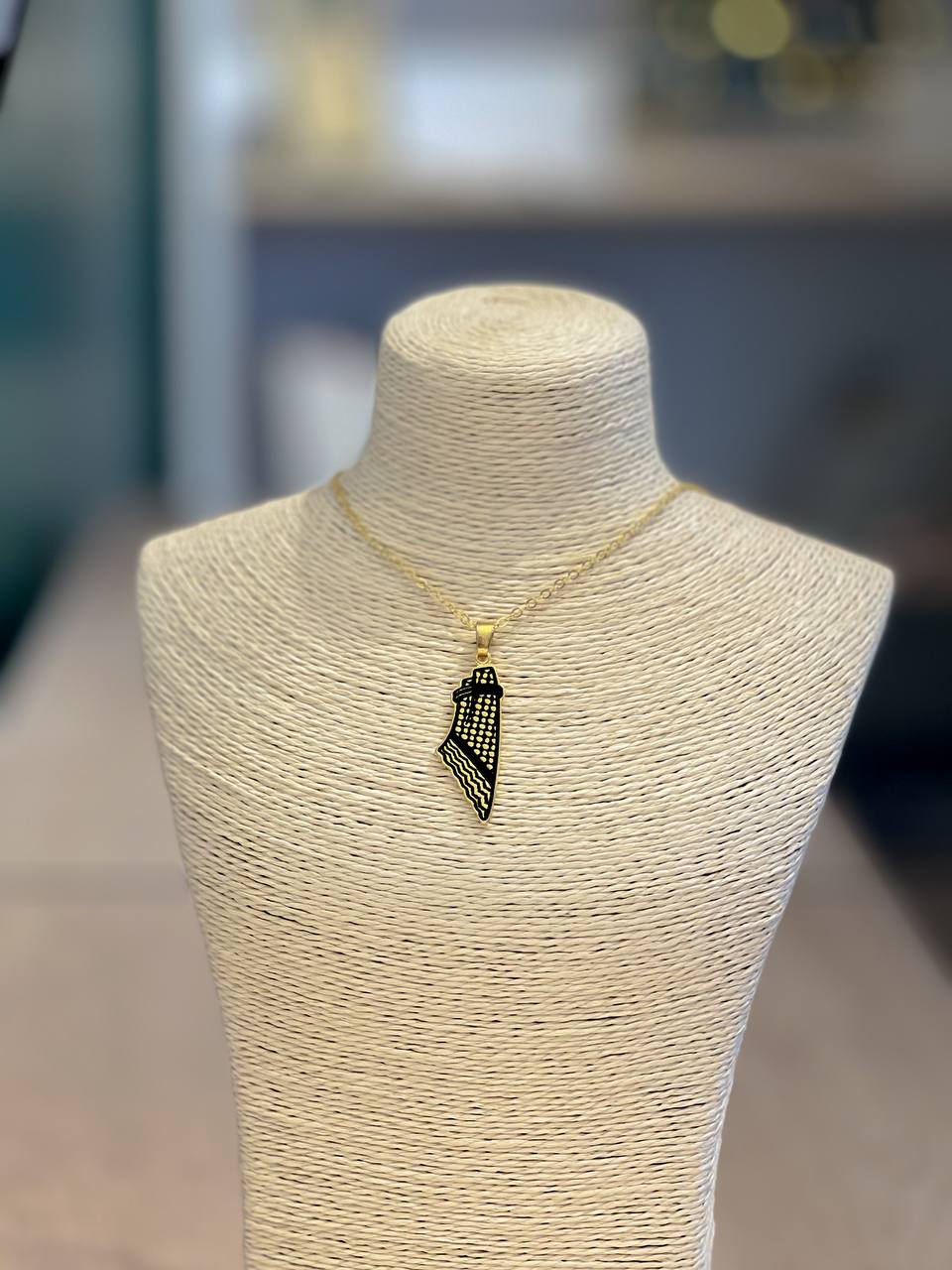 Black PS. Necklace