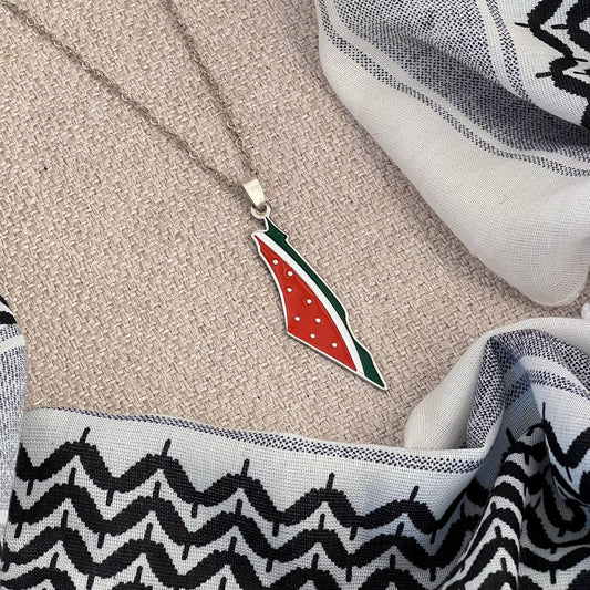 Watermelon necklace Silver