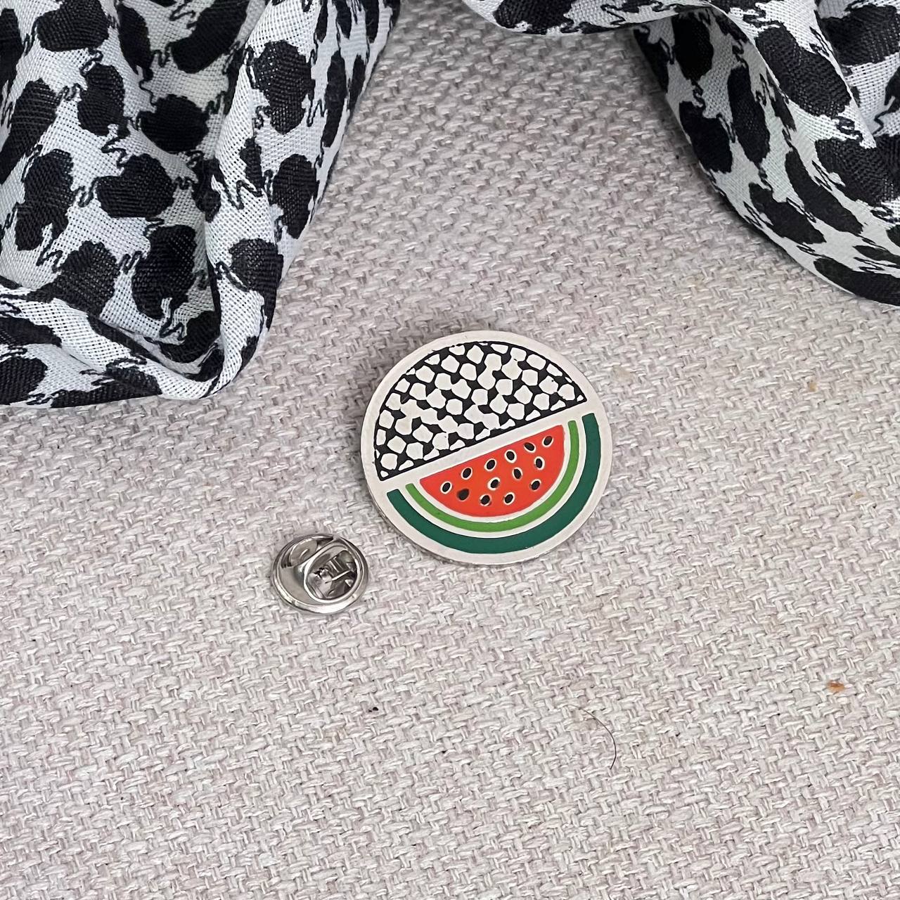 Set luxury Silver watermelon palestine country kufiye